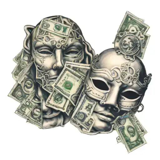Money And Mask
