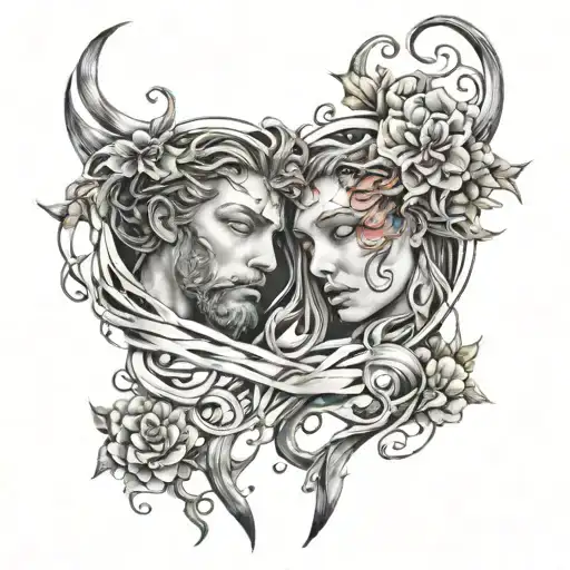 Twin Flames Intertwining