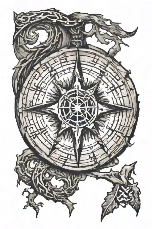 Vegvisir Rune Design