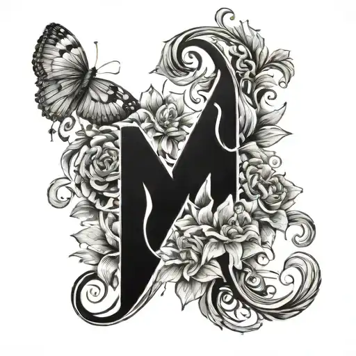 Unique Design With Hidden Letters N E H A