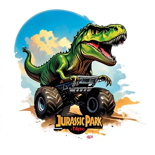 Jurassic Park And Monster Jam