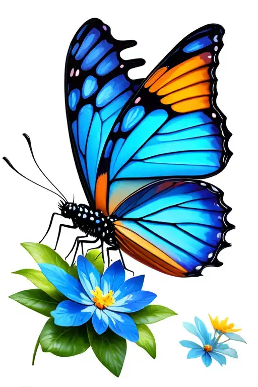 3D Butterfly Ready To Fly