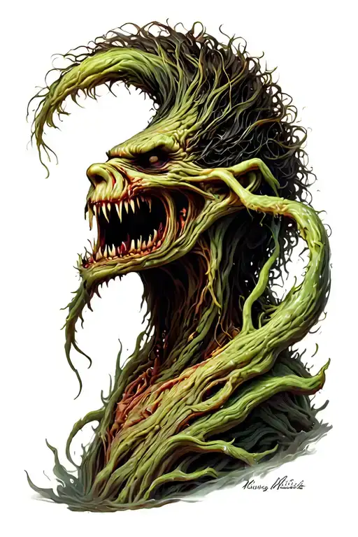 Monster Meduza With Hair