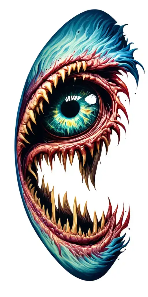 Monster With Vertex Eye