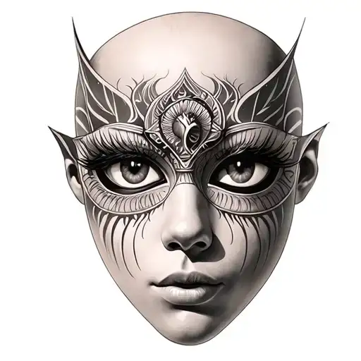Mask With Eyes Wir Machen Uns Beide