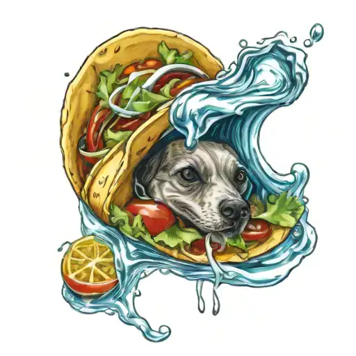 Taco In Pool