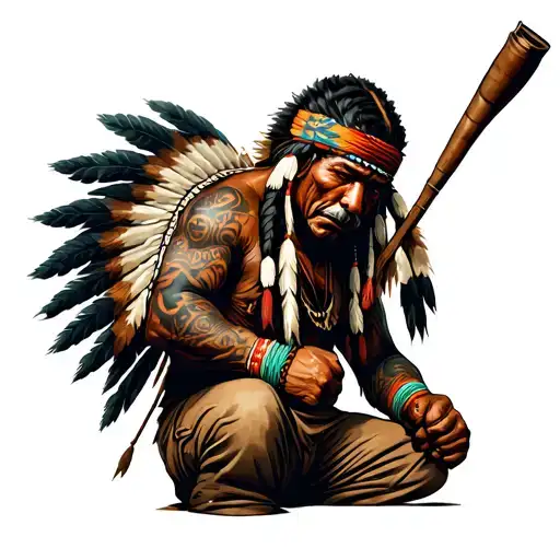 Black Native American Plumber Fixing