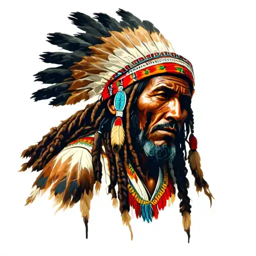 Dread Native American Plumber Fixing