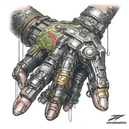Johnny Silverhenk Hand From Cyberpunk 2077