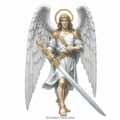 Archangel Gabriel With Sword