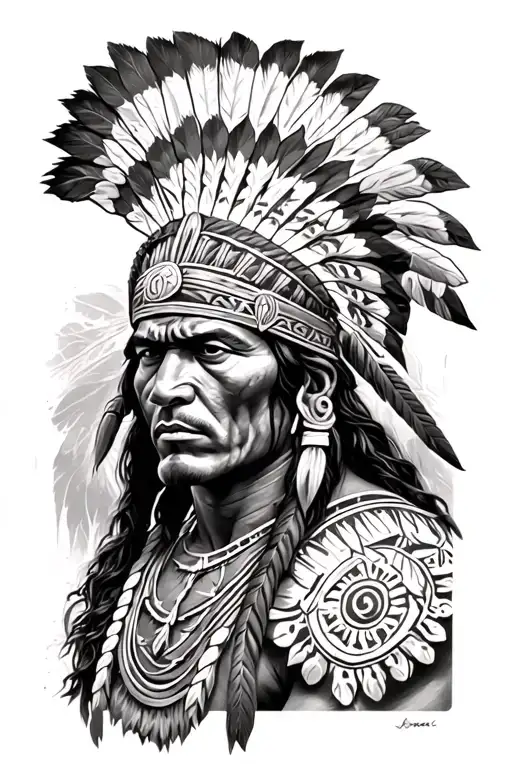 Taino Indian Warrior Greek God
