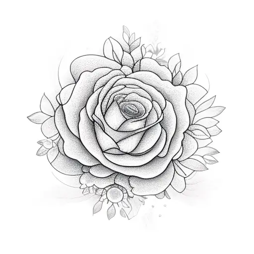 A Microphone Surrounded By Beautiful Flowers Symbolizing The Client's Love For Singing