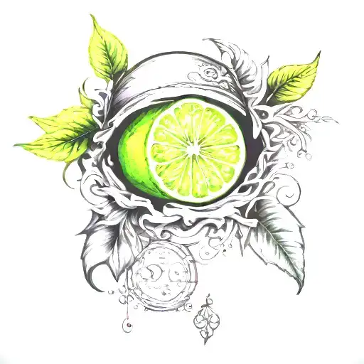 Lime Green And Black