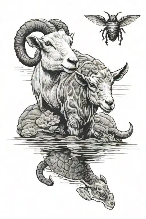 A Goat And A Terrapin