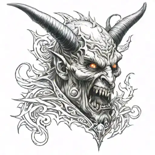 Demonic Face Biblically Accurate
