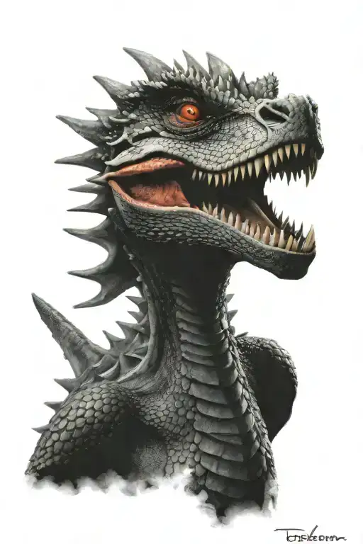 Drogon Front On Face
