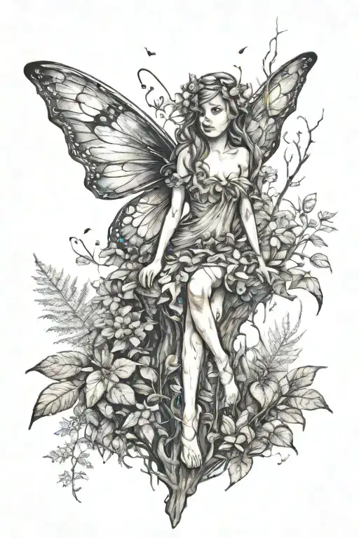 Fairy In Forest
