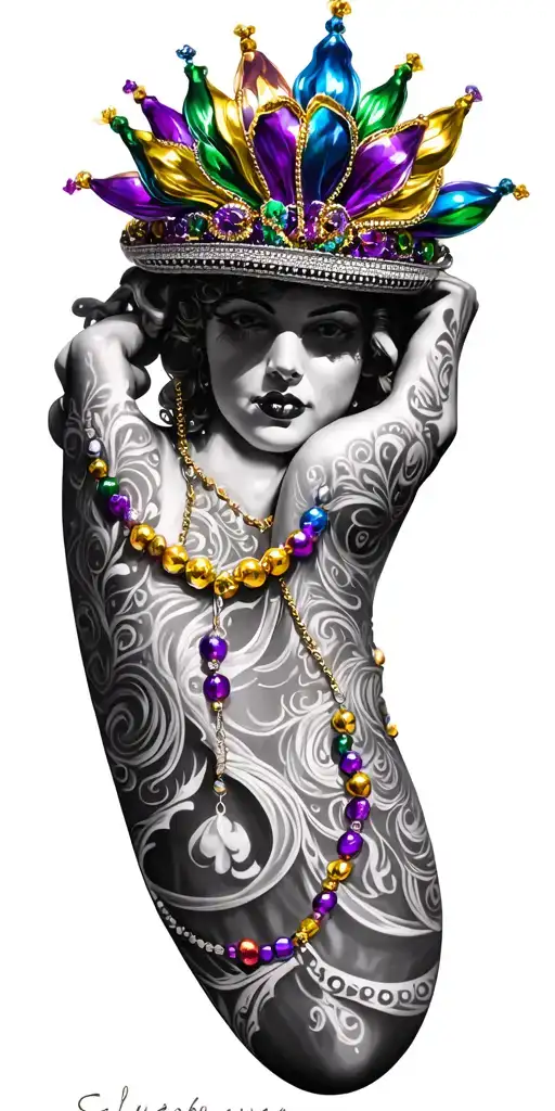 Louisiana Mardi Gras Beads