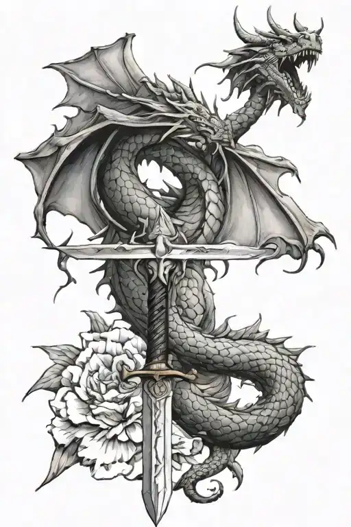 Dragon And Sword