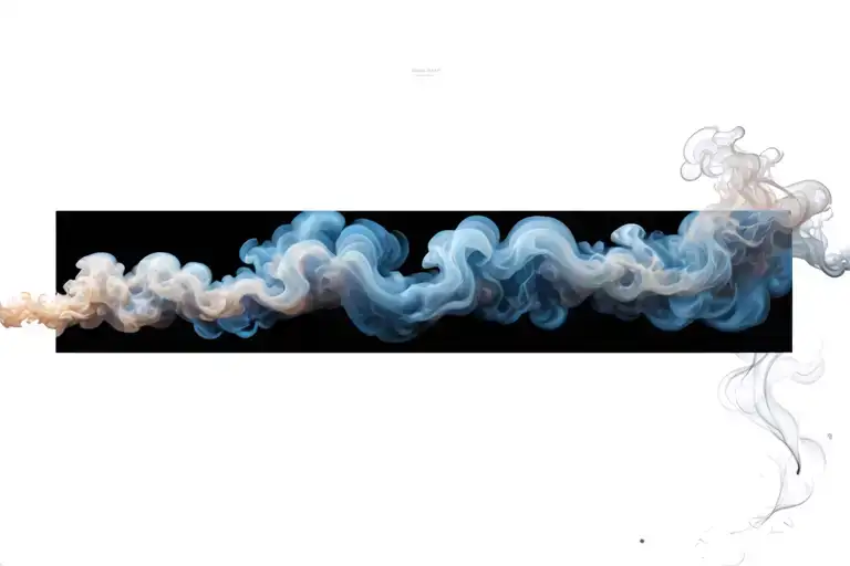Smoke Flowing Up Along A Band