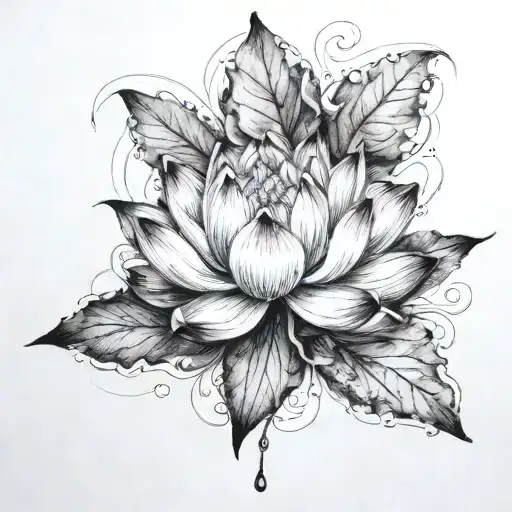 Men's Lotus Flower