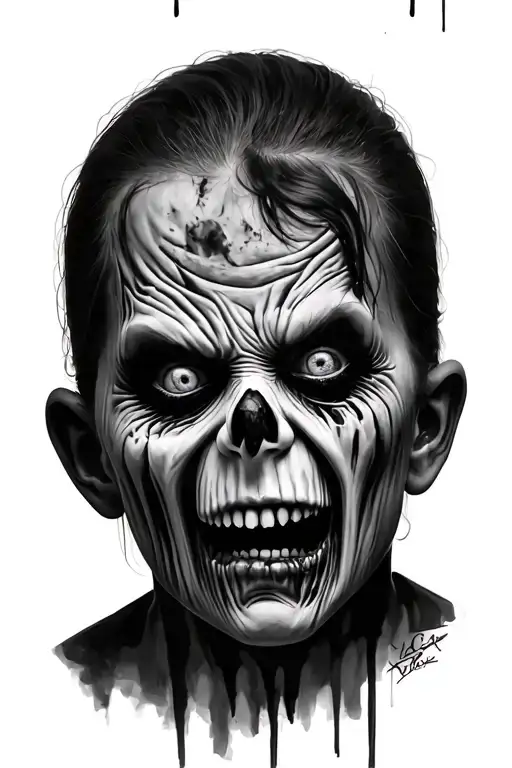 Blind Deaf Mute 3 Different Scary Faces