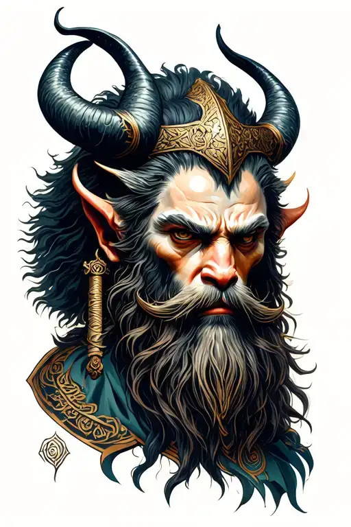 Capricon Zodiac Chines Viking Satan Myth