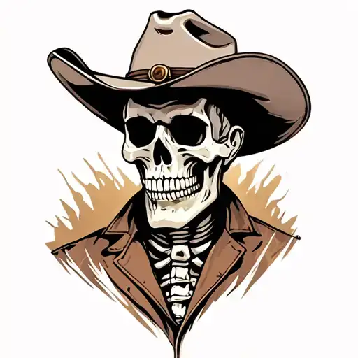 Skeleton Cowboy