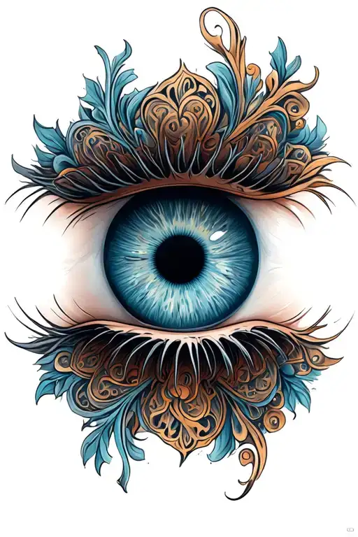 Filligree Filler Surrounding Eyeball