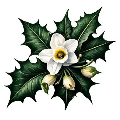 Holly And Narcissus
