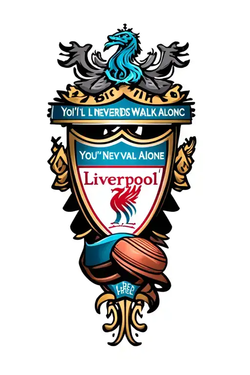 Sheffield Wednesday Fc Vs Liverpool Tattoo With You'll Never Walk Alone Writing