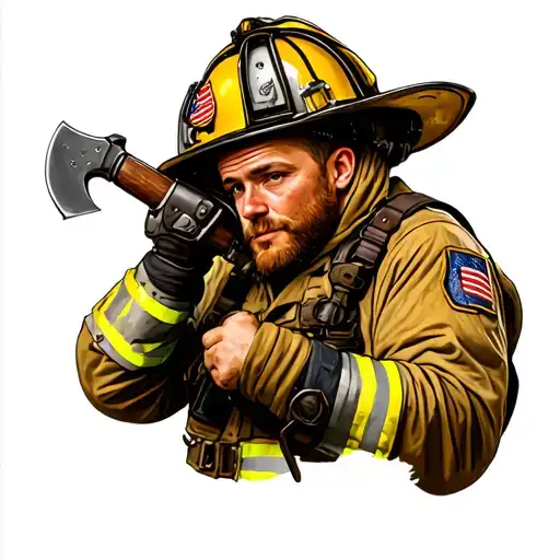 Firefighter Crossig Ax