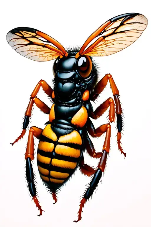 Crippled Hornet With Sting Breaking Through Barrier