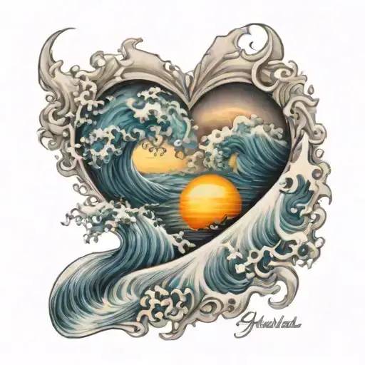 Wave Heart Sun