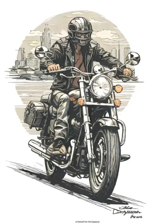Kawasaki Vulcan 500 Cruising Along
