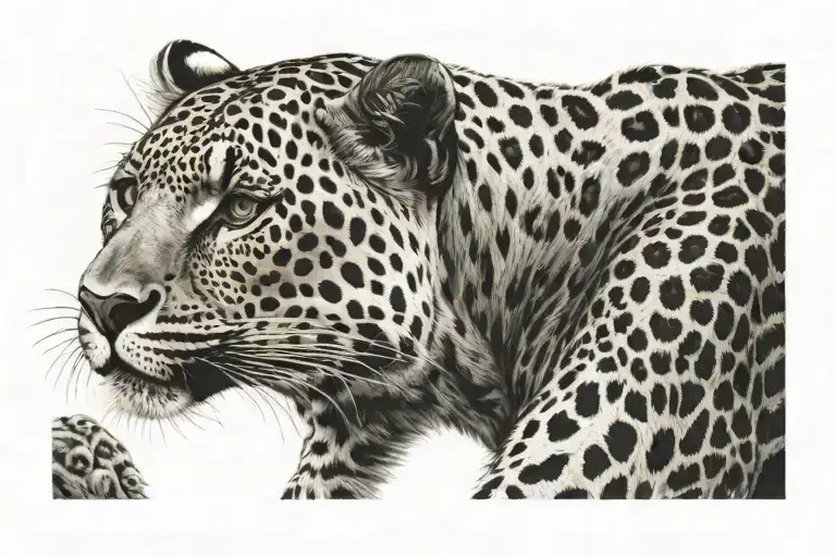 Full Leopard With A Kind Look