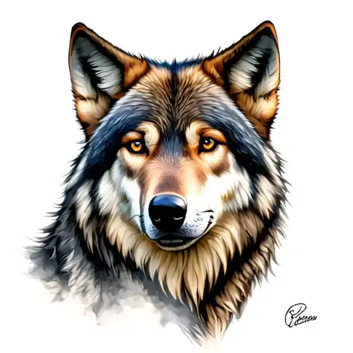 Realistic Wolf
