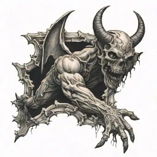 An Angle Falling Down To Hell