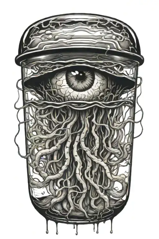 Jelly Fish Morphing Into An Eyeball