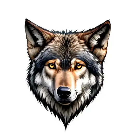 Wolf Head Tattoo