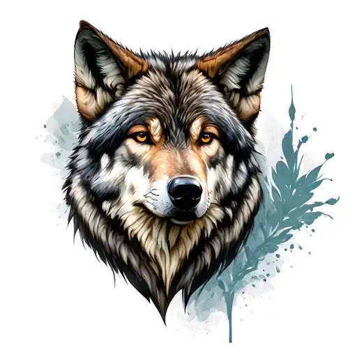 Wolf Head Tattoo