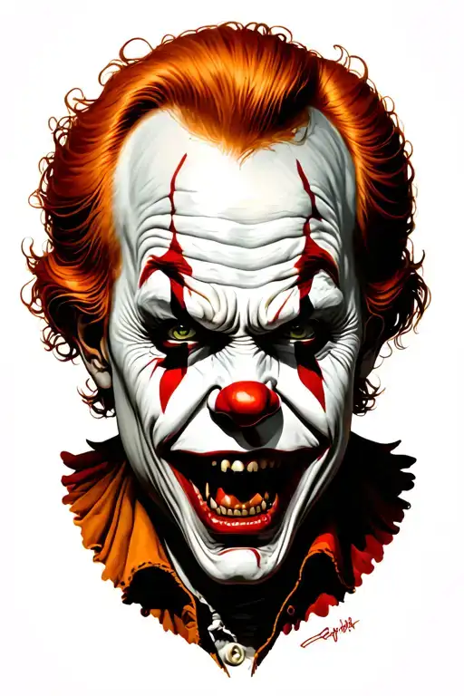 Pennywise Horror Movie Villains
