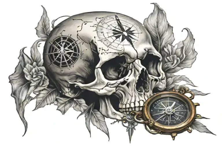Skull And Compass