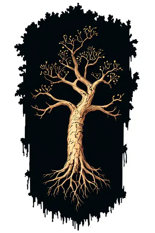 Tree Of Life With Roots