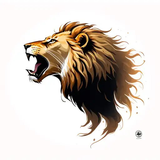 Lion Roaring
