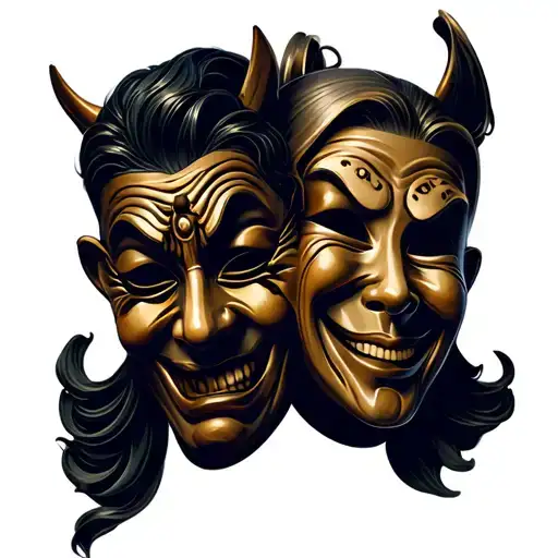 Sad And Happy Masks