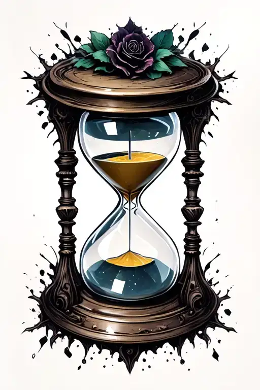 Grungy Goth Hourglass