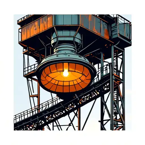 Cooperative Mine Lamp Conveyor Tower