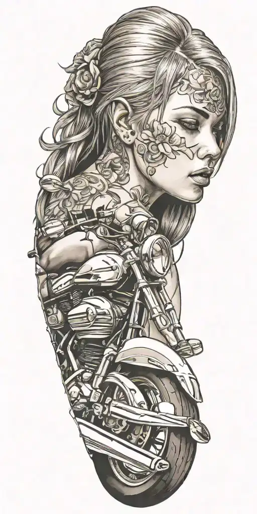 Nude With Motorcycle