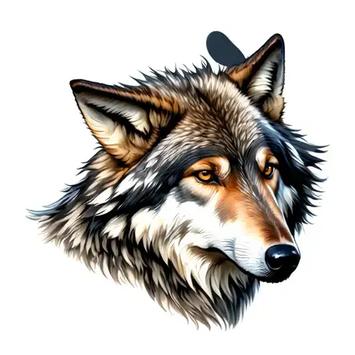 Alone Wolf Back Neck